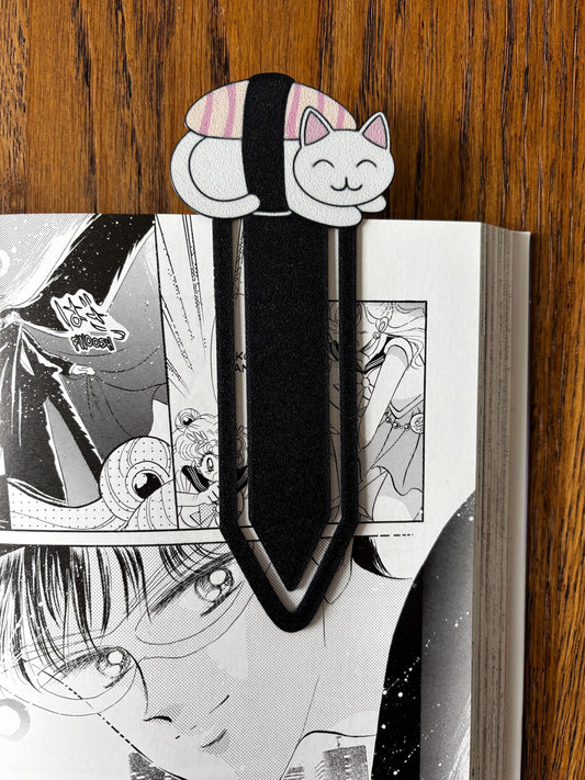 Cute Sushi Cat 3D Printed Bookmark