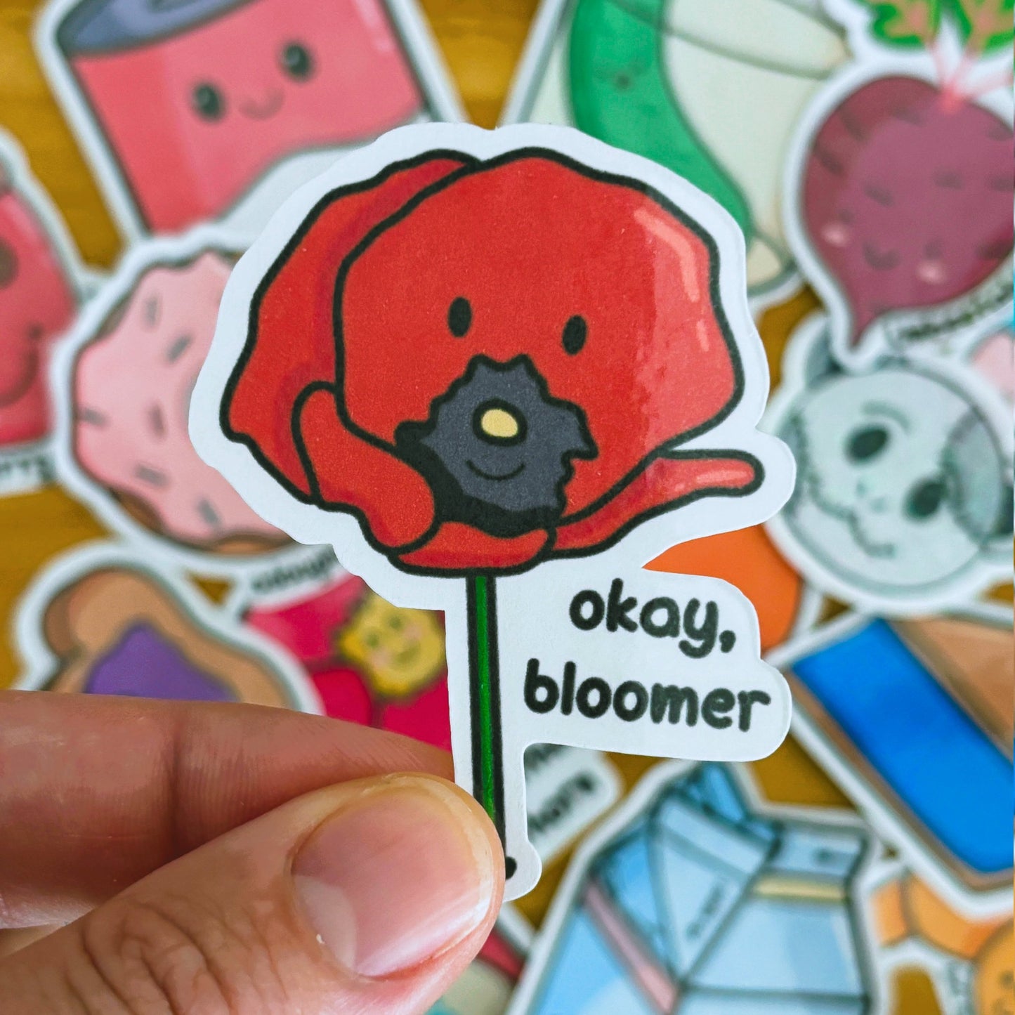 Okay, Bloomer Sticker