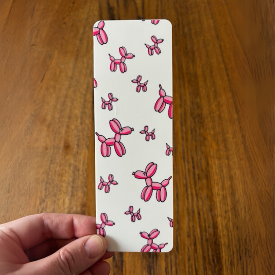 Balloon Dog 3D Printed Bookmark