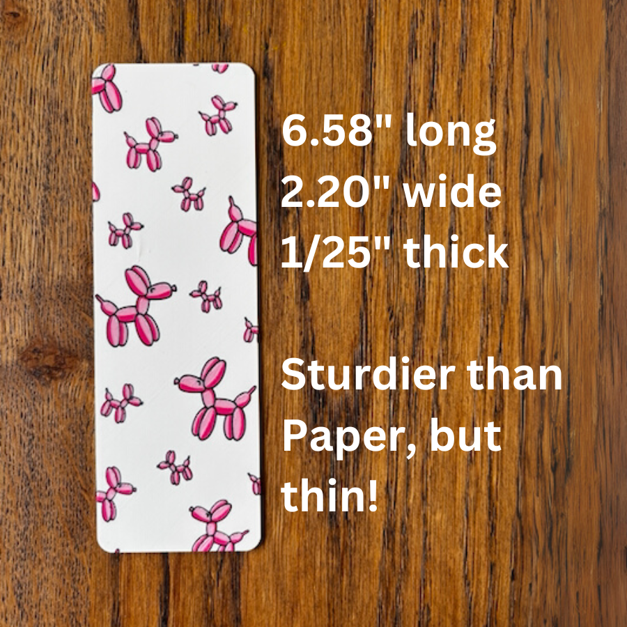 Balloon Dog 3D Printed Bookmark