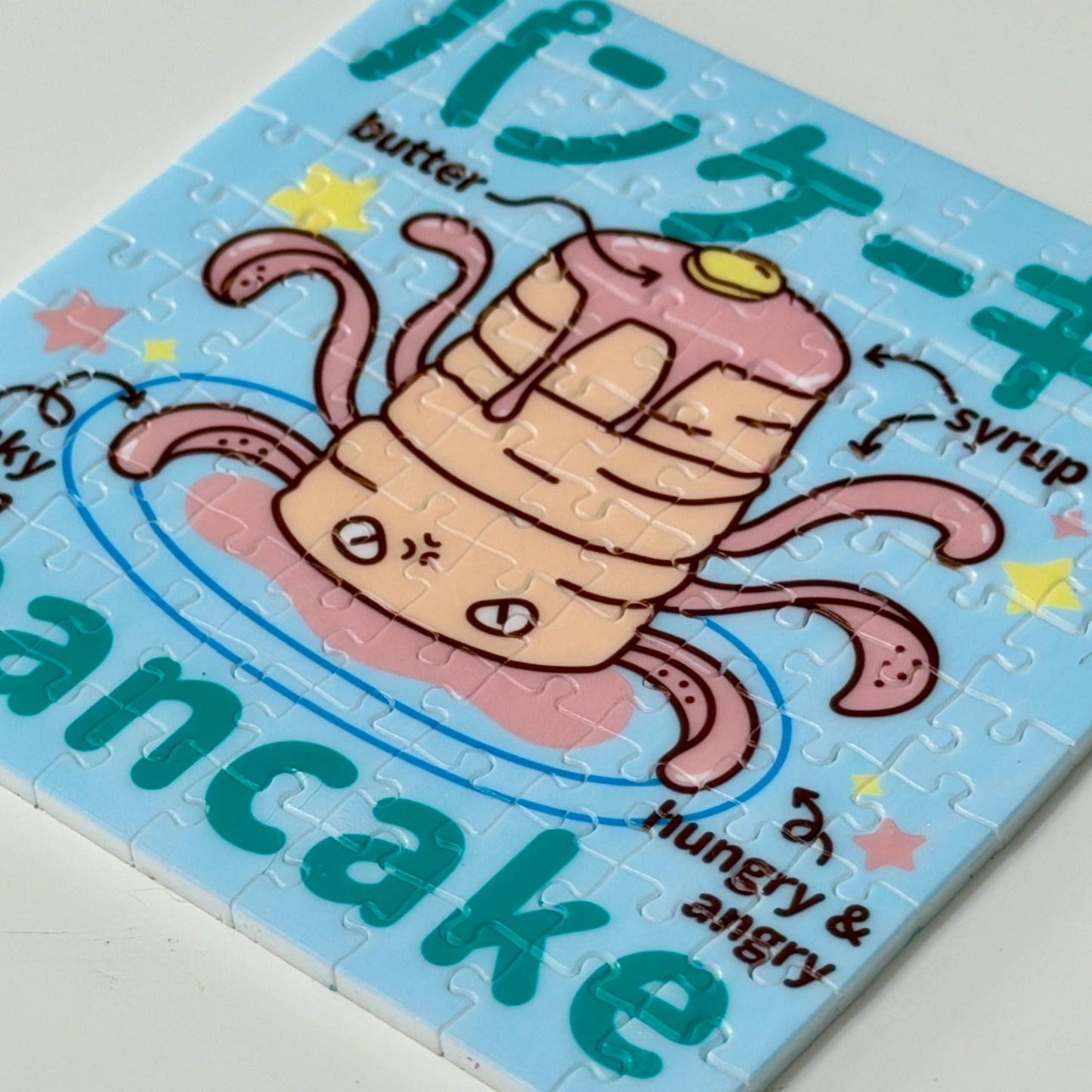 Coffeehouse Pancake Monster Tiny Fidget Puzzle
