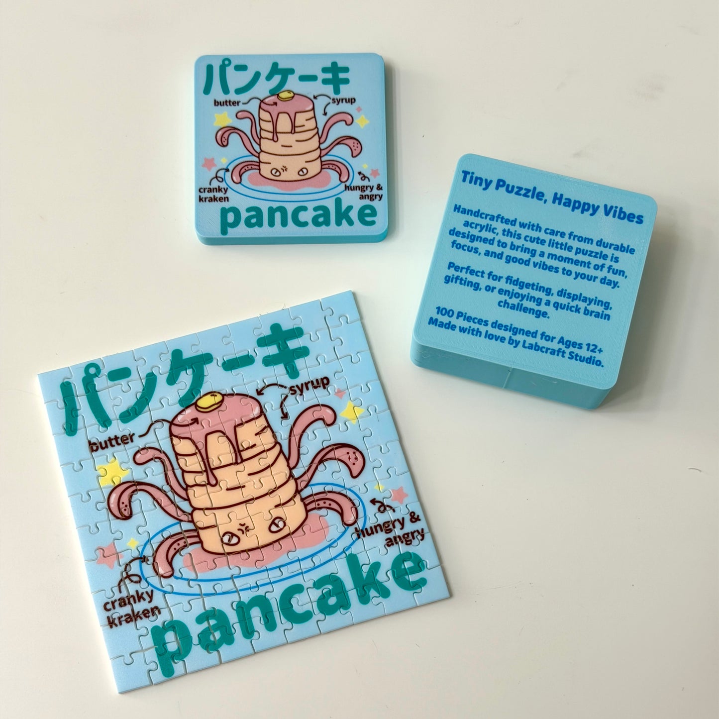 Coffeehouse Pancake Monster Tiny Fidget Puzzle