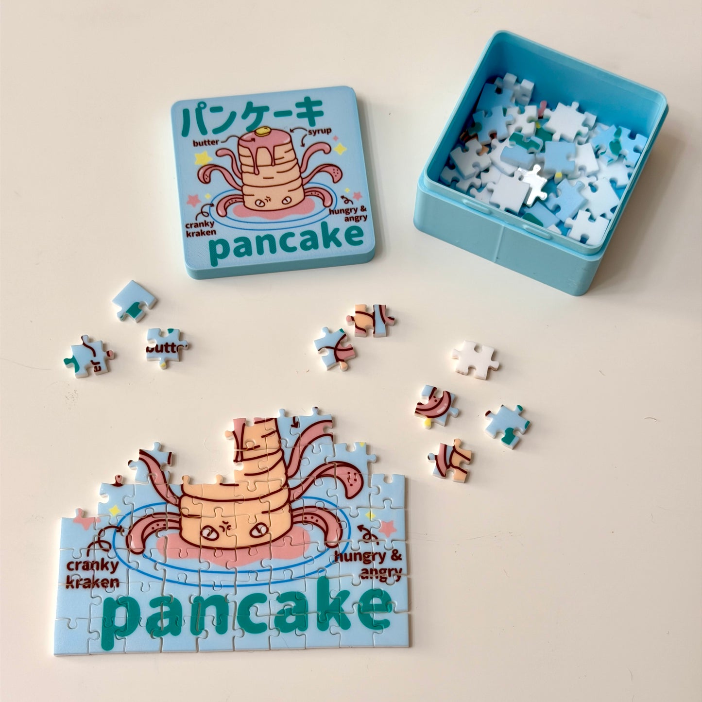 Coffeehouse Pancake Monster Tiny Fidget Puzzle