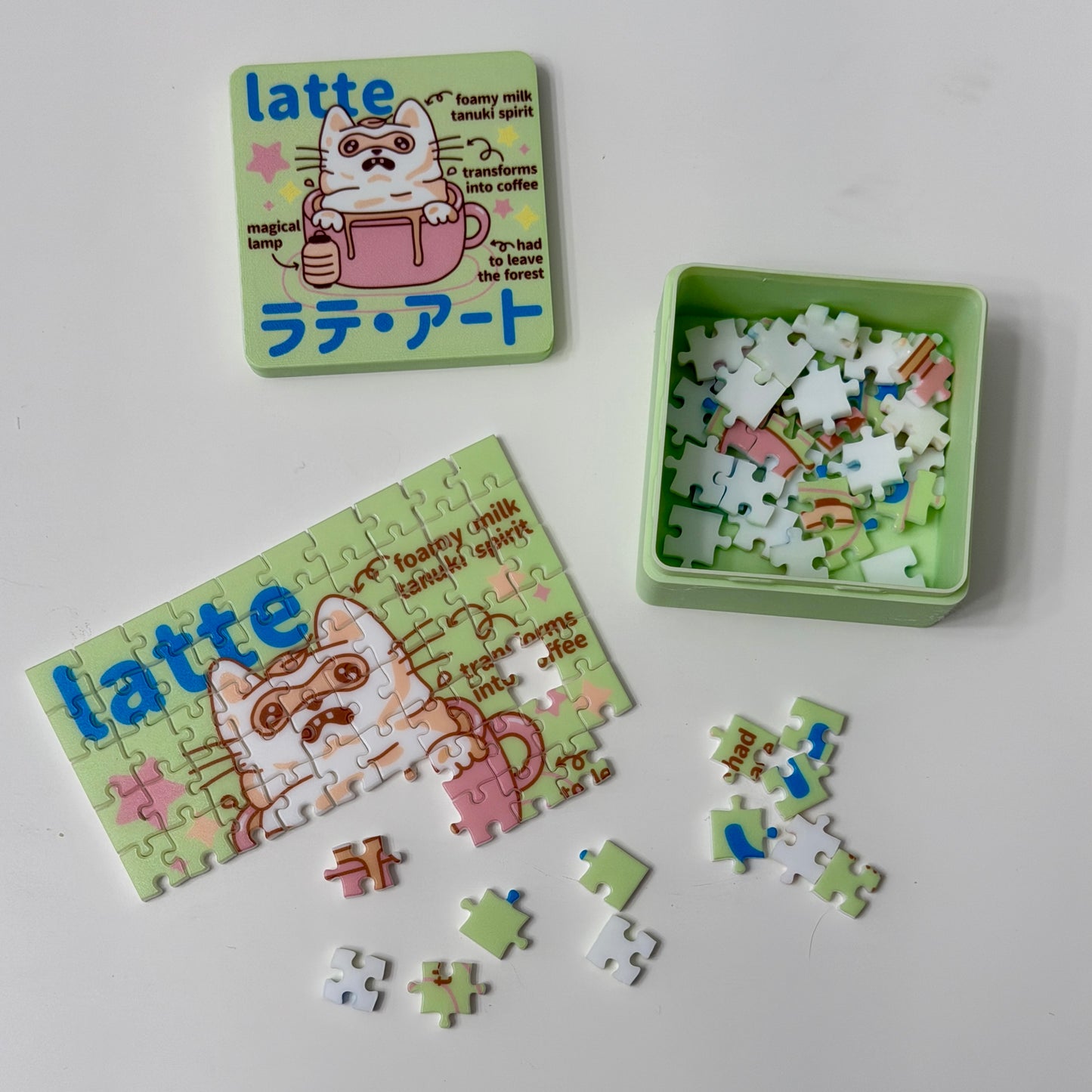 Coffeehouse Latte Monster Tiny Fidget Puzzle