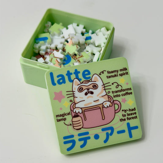 Coffeehouse Latte Monster Tiny Fidget Puzzle